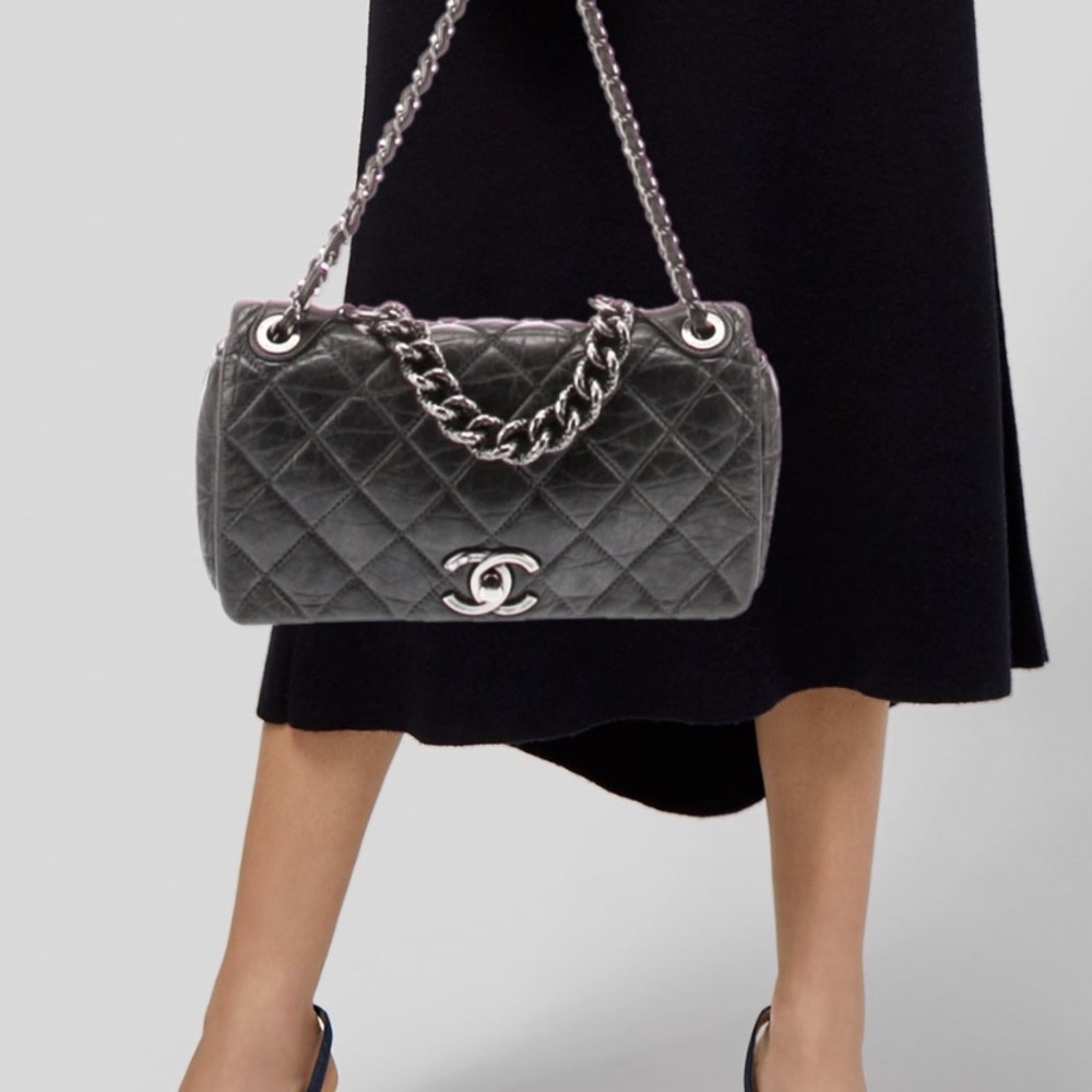 Gray Chanel Purse​ - Picture 3 of 6